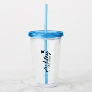 Personlig Studenten Kopp Anpassningsbar Tumbler Gi Take Away Mugg