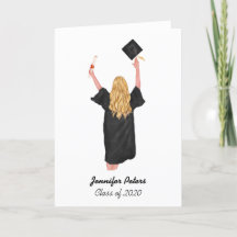 Personlig Studenten Note Cards - Class of 2020