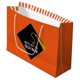 Personlig Studenten Orange Stor Gift Bag