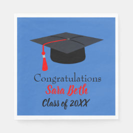 Personlig Studenten Pappra Napkins Party Pappersservett