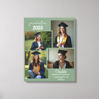 Personlig Studenten Photo Collage Canvastryck