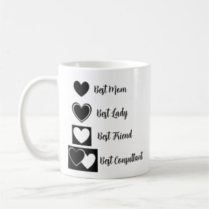 Personlig Styrka och Elegant Hjärtverk Kaffemugg