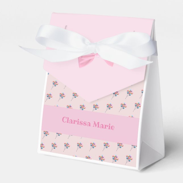 Personlig Styrklöver och ballonger Presentaskar (Framsidan Sidan)