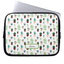 Personlig suckulent kaktus laptopsleeve