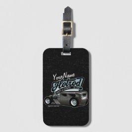 Personlig Suede Hot rod Sedan Speed Shop Garage Bagagebricka