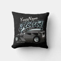 Personlig Suede Hot rod Sedan Speed Shop Garage
