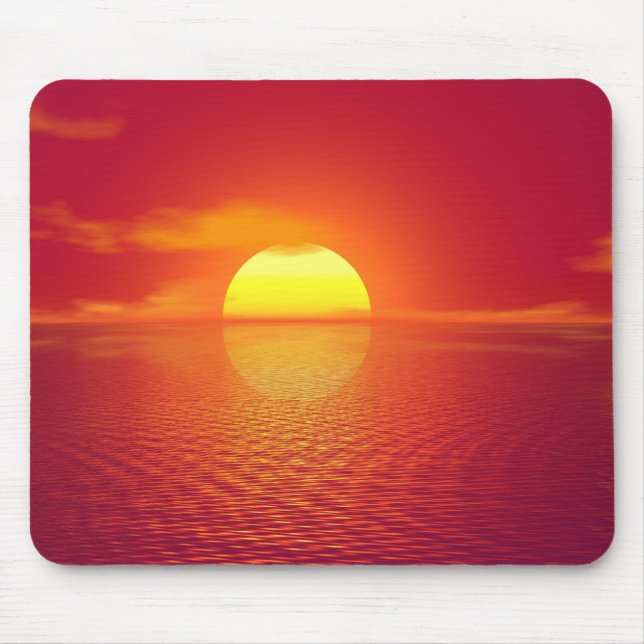 Personlig Sunset Beach Musmatta (Framsidan)