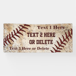 Personlig Super Cool Vintage Baseboll Banner