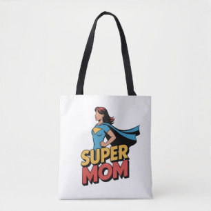 Personlig Super Mamma Superhjälte Mors Dag Tygkasse