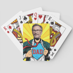 Personlig Superdad uppspelningskort Casinokort