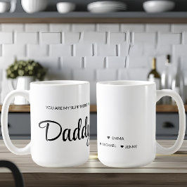 Personlig Superhjälte Pappa Mugg - Anpassningsbar
