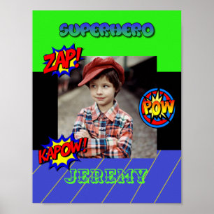 Personlig Superhjälte Poster för Little Boy