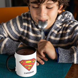 Personlig Superman S-Shield | Superman Logotyp Mug Mugg