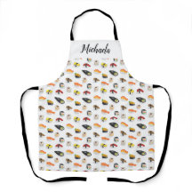 Personlig Sushi Chef Mönster Apron