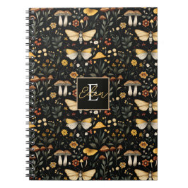 Personlig Svampar och blommor Anteckningsbok