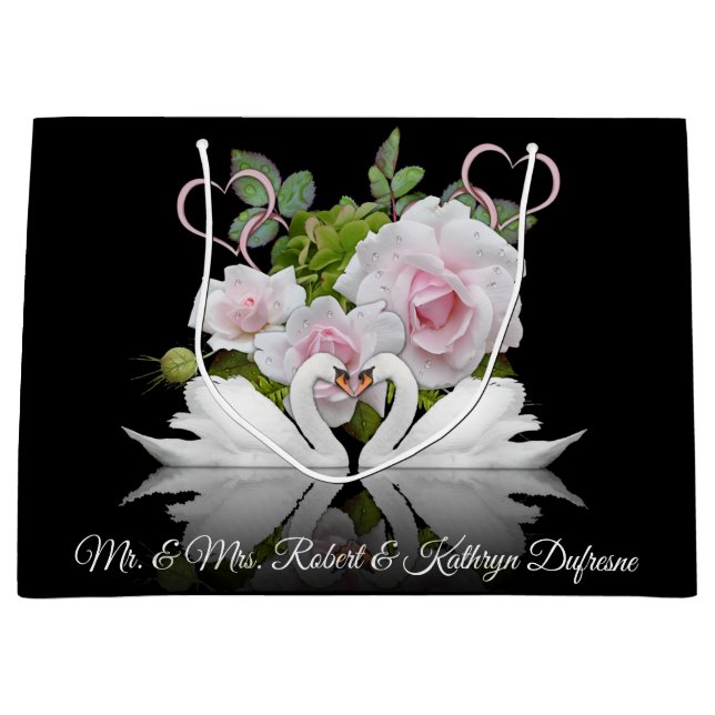 Personlig Svanar Bröllop/årsdag (Framsidan)