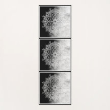 Personlig Svart Abstrakt Zen Mandala