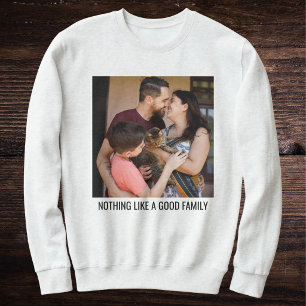 Personlig svart ask kattmamma familj djurfoto t shirt