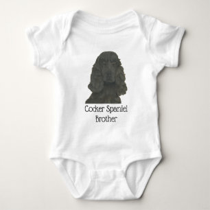 Personlig svart Cocker Spaniel Hund T Shirt