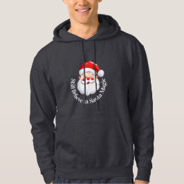 Personlig svart julhoodie för honom hoodie