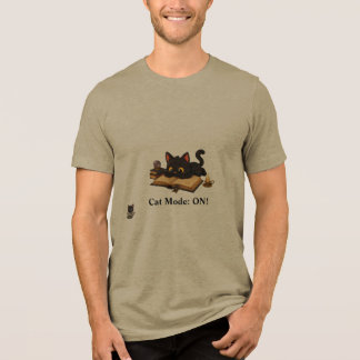 Personlig svart kattbokälskare anpassad namn-T-shi T Shirt
