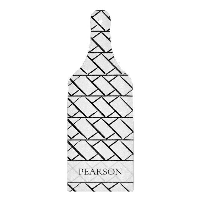 Personlig Svart och vitt ringbenstreck (Framsidan)