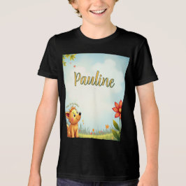 Personlig svart t-skjorta för barn t shirt