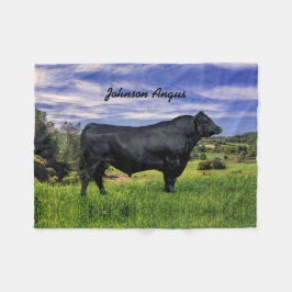 Personlig Svartvitt vrister Fleecefilt