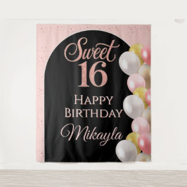 Personlig Sweet 16 födelsedagsfest banner