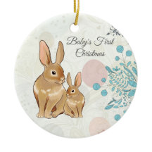 Personlig Sweet Bunnies Baby 1 jul