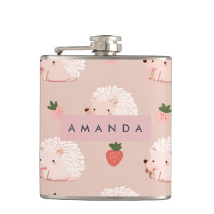 Personlig Sweet Hedgehog & Strawberry Mönster Fickplunta
