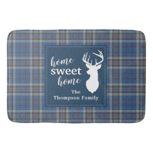 Personlig Sweet Home Tartan Klan Thompson Play Badrumsmatta