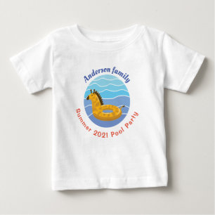 Personlig Swimming bassäng Party T Shirt