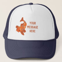 Personlig Swimming Orange Koi Goldfish