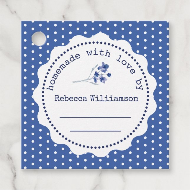 Personlig Sylt Canning | Homemade med kärlek Gåvor Etiketter (Framsida)