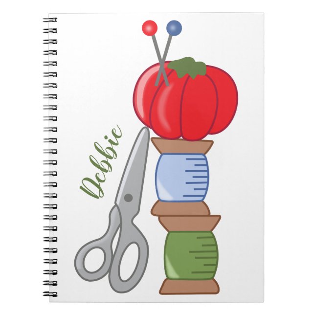 Personlig Syningsnoteringar Anteckningsbok (Framsidan)