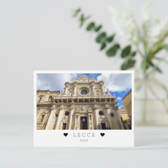 Personlig, synpunkter från Lecce, Apulien, Italien Vykort (Stående Fram)