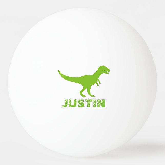 Personlig t rex dinosaur ping pong bollar (Framsidan)