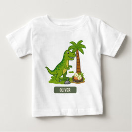 Personlig T-Rex Söt Dinosaurie T Shirt