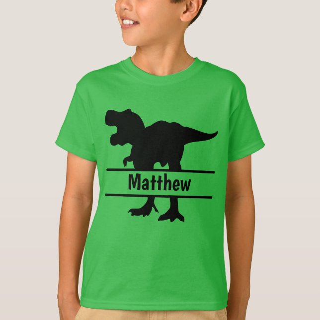Personlig T-Rex T Shirt (Framsida)
