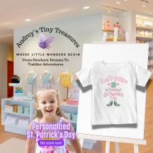 Personlig T-Shirt för Babyns första St. Patrick's