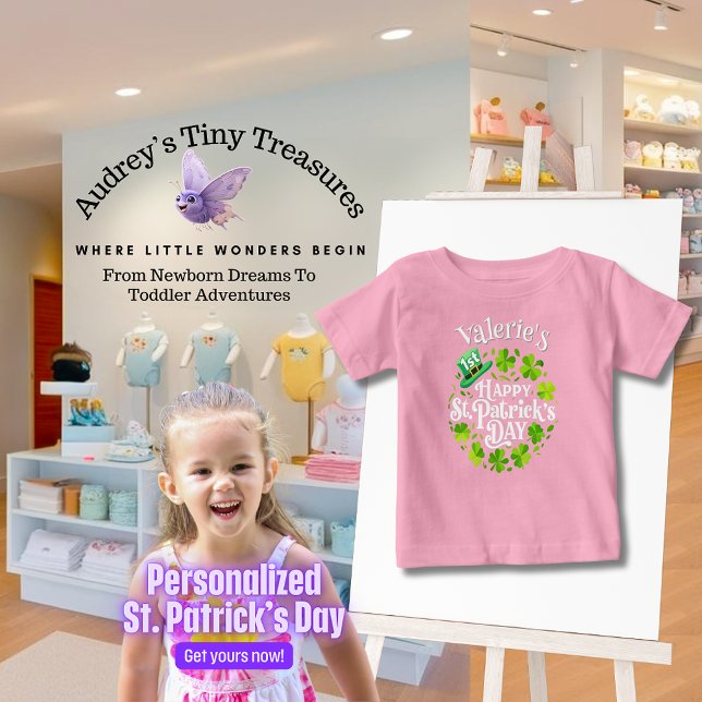 Personlig T-Shirt för Babyns första St. Patrick's  (Skapare uppladdad)