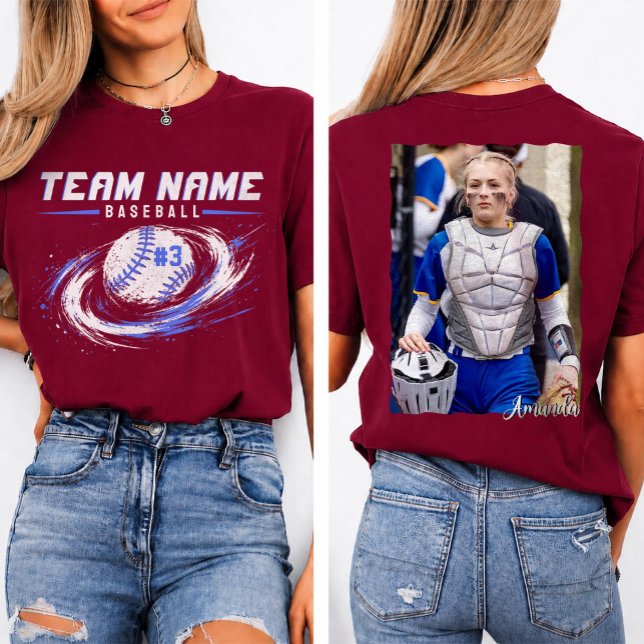 Personlig T-Shirt för Baseballfans, Matchdags-T-Sh (Skapare uppladdad)