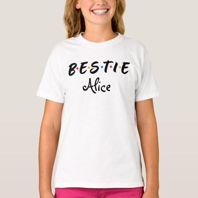Personlig t-shirt för bästa vännen (Framsida)