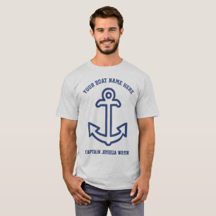 Personlig T-Shirt för blå Frakt