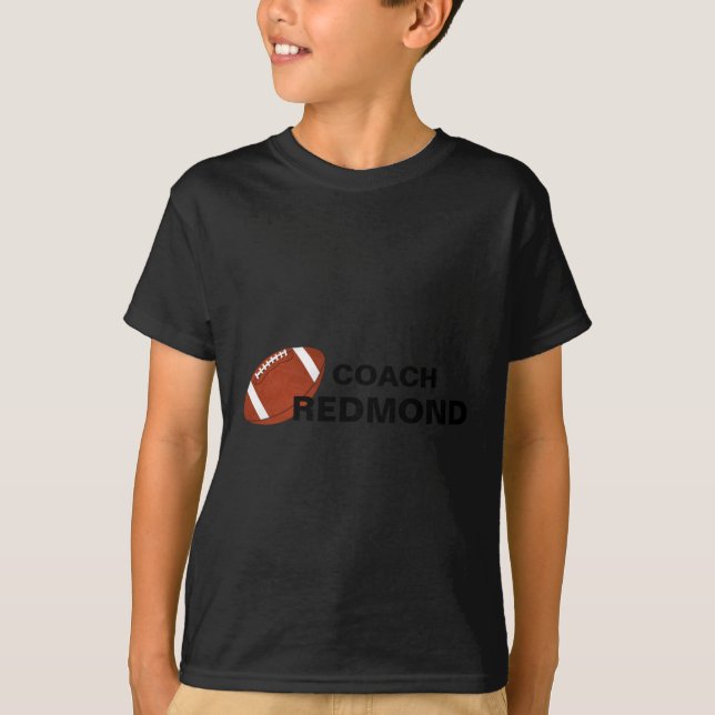 Personlig T-shirt för fotbollstränare (Framsida)
