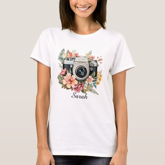 Personlig T-shirt för Fotograf (Framsida)