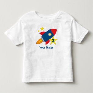 personlig T-Shirt för Frakt med 3:e födelsedagskor