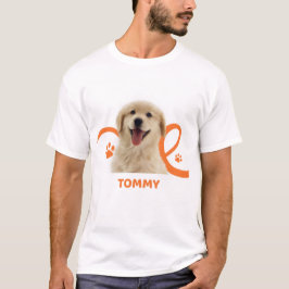 Personlig T-Shirt för Hund | Anpassat Hundnamn Tom