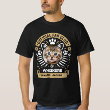 Personlig T-shirt för kattfanclubb | Anpassad katt